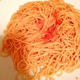 超シンプルな明太子パスタ